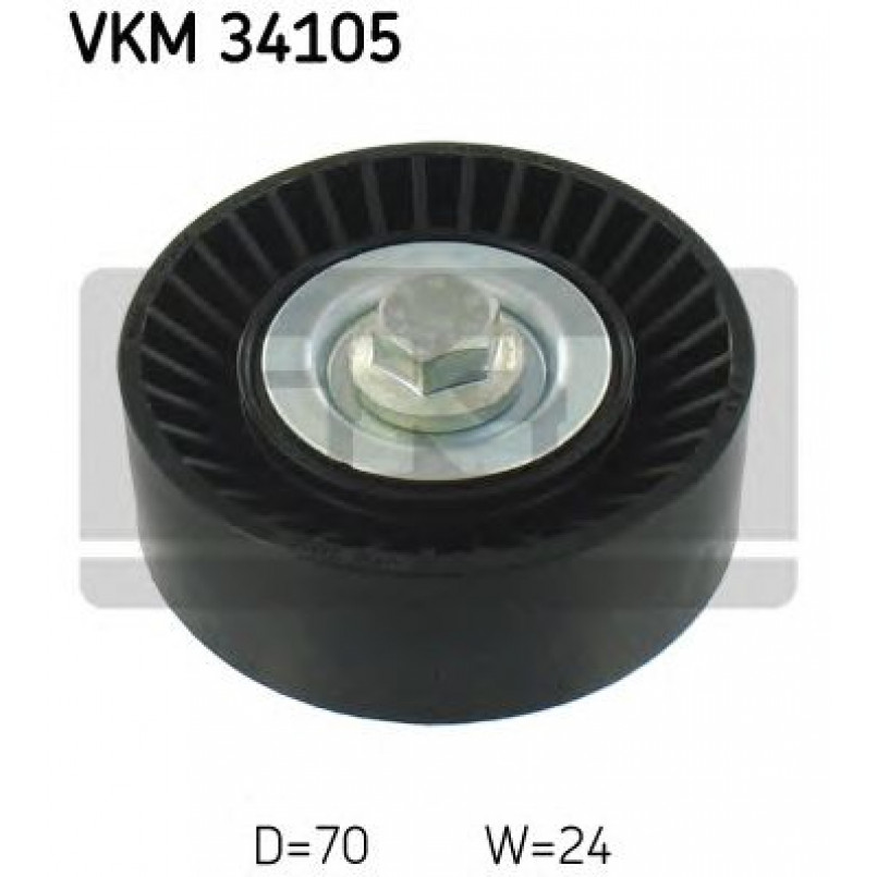 VKM 34105 SKF Ролик модуля натягувача ременя